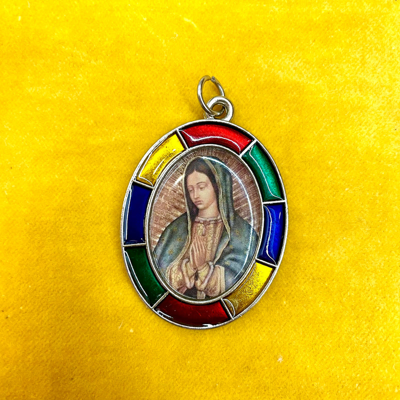 Guadalupe multicolor pendant