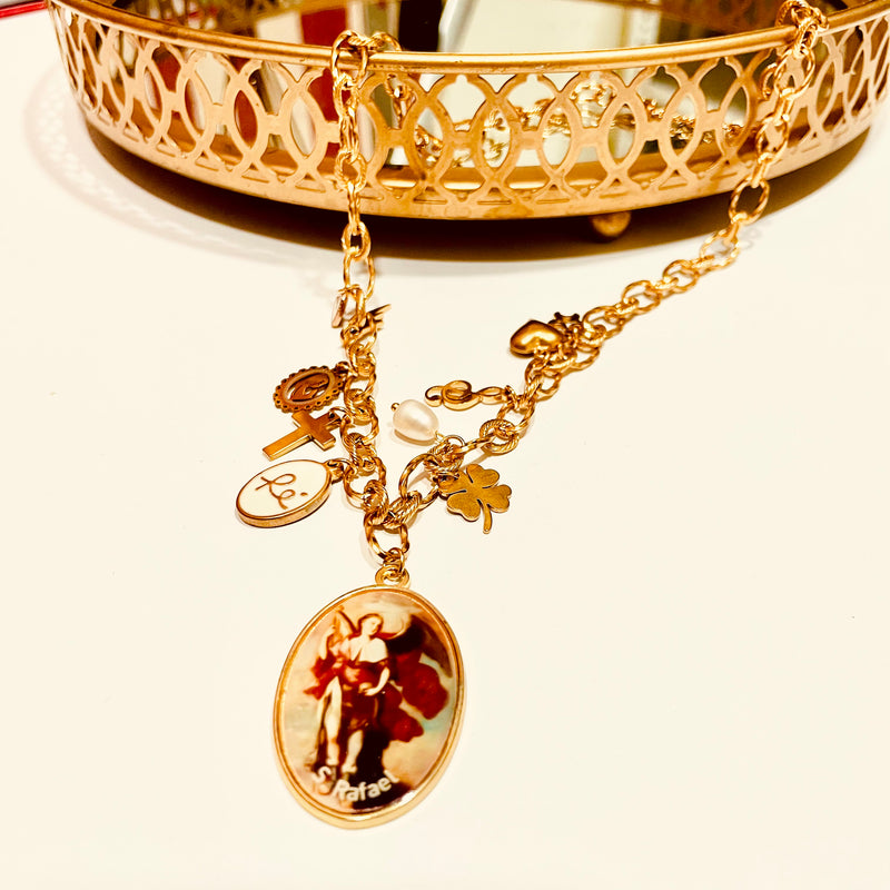 St Rafael necklace