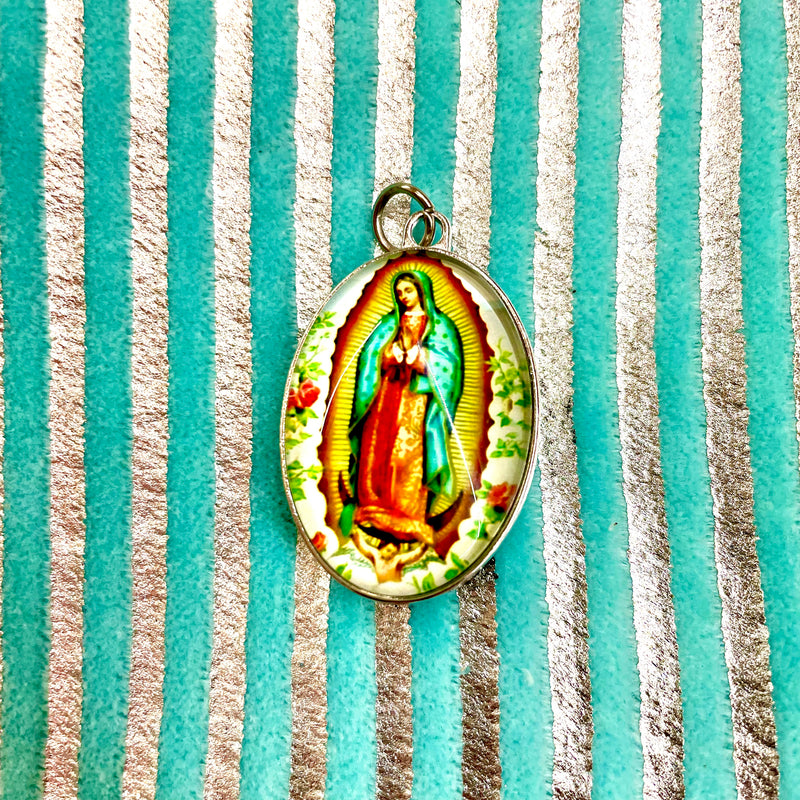 Guadalupe double sided pendant